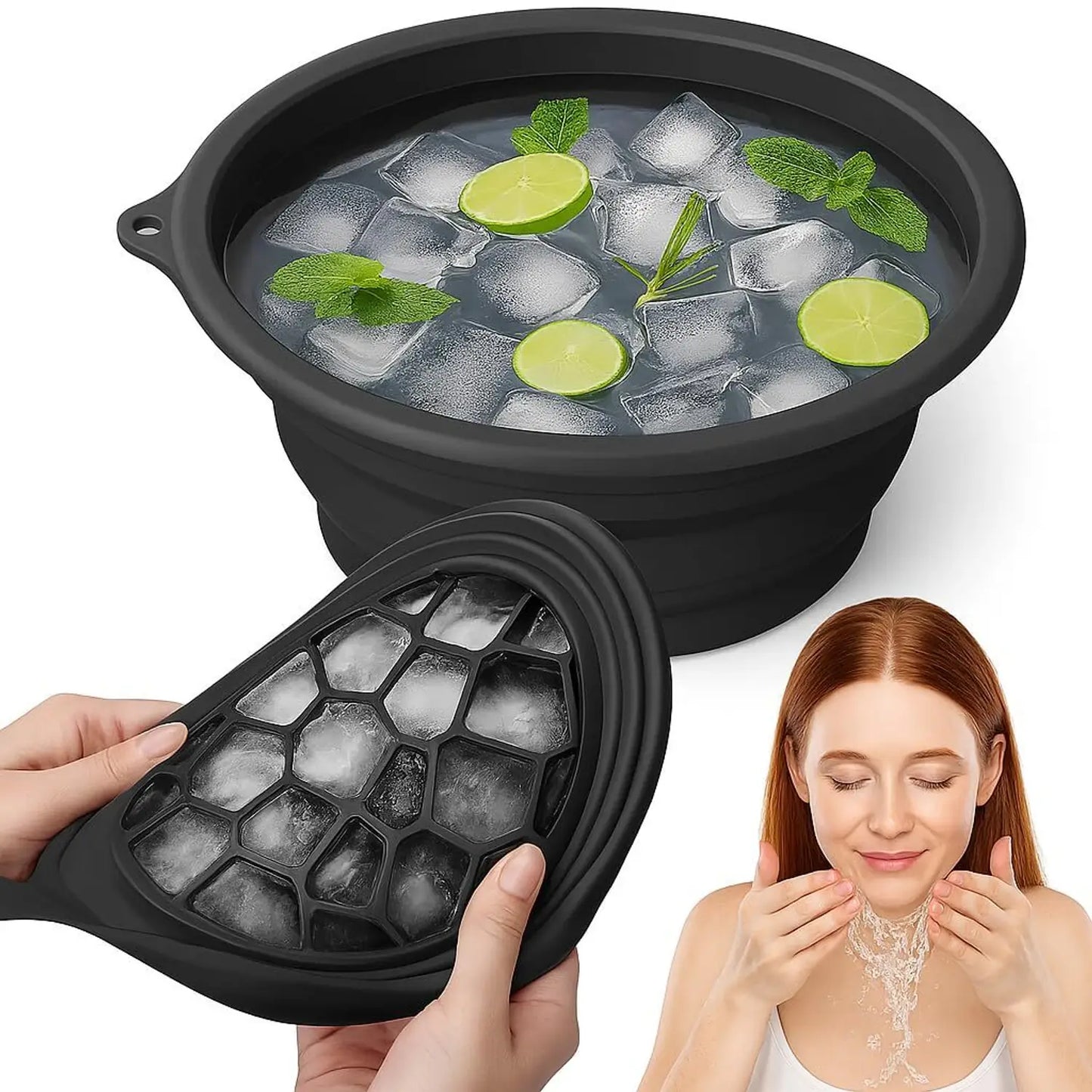 Silicone Ice Face Bowl